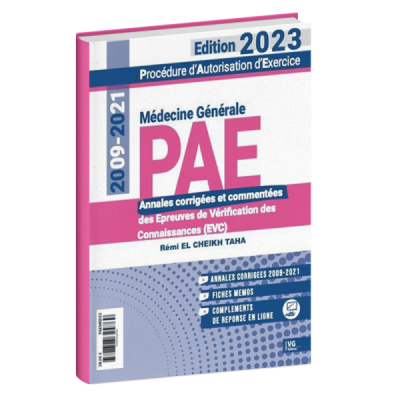 PAE 2023 Médecine générale PAE 2023 Médecine générale