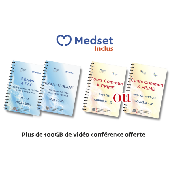 Pack K PRIME 2 ans traitées et vérifiées " finition spirale ressort "