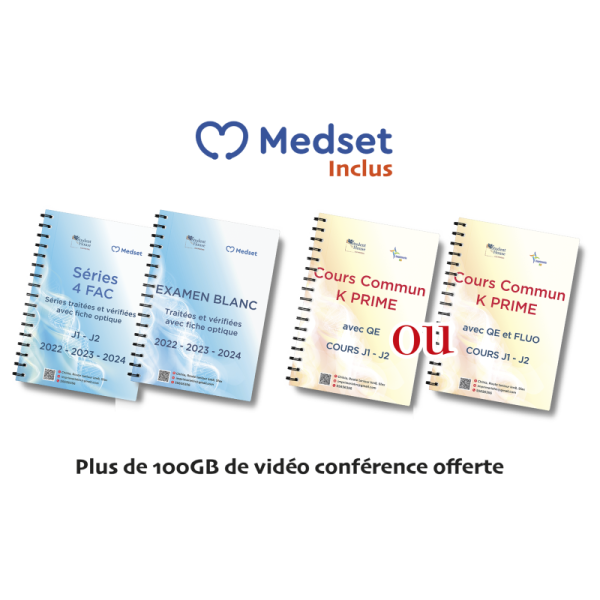 Pack K PRIME 3 ans traitée et vérifiées " finition spirale ressort "