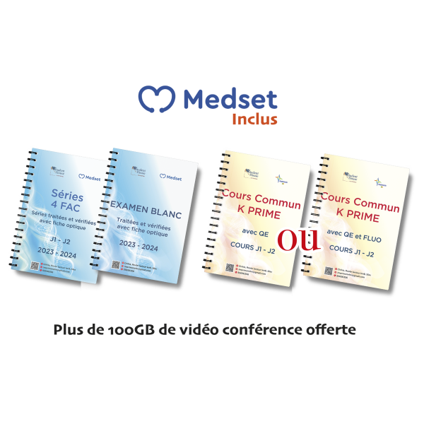 Pack K PRIME 2 ans traitées et vérifiées " finition spirale ressort "