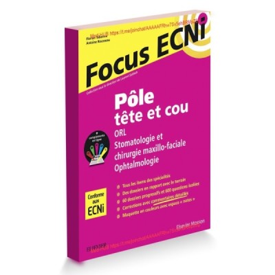 ECNi Pôle tête et cou ORL Stomatologie Ophtalmo ECNi Pôle tête et cou ORL Stomatologie Ophtalmo