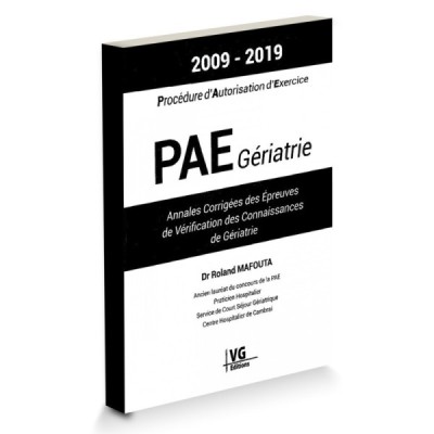 PAE gériatrie PAE gériatrie